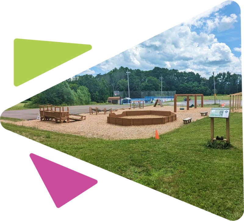 Yates Community Center outdoor recreation area